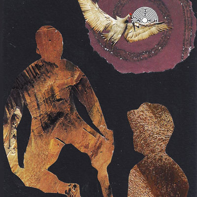 Nancy Weiss "Dialogue on the Path" SoulCollage® Card